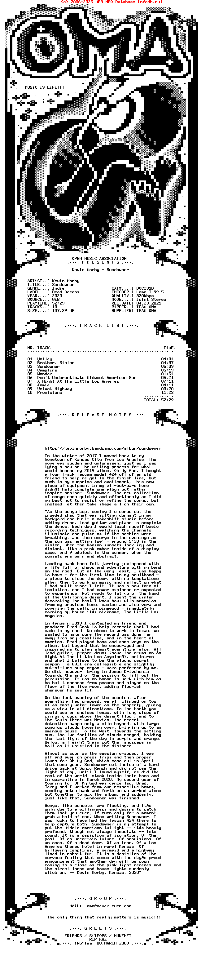 Kevin_Morby--Sundowner-(DOC231D)-WEB-2020-OMA