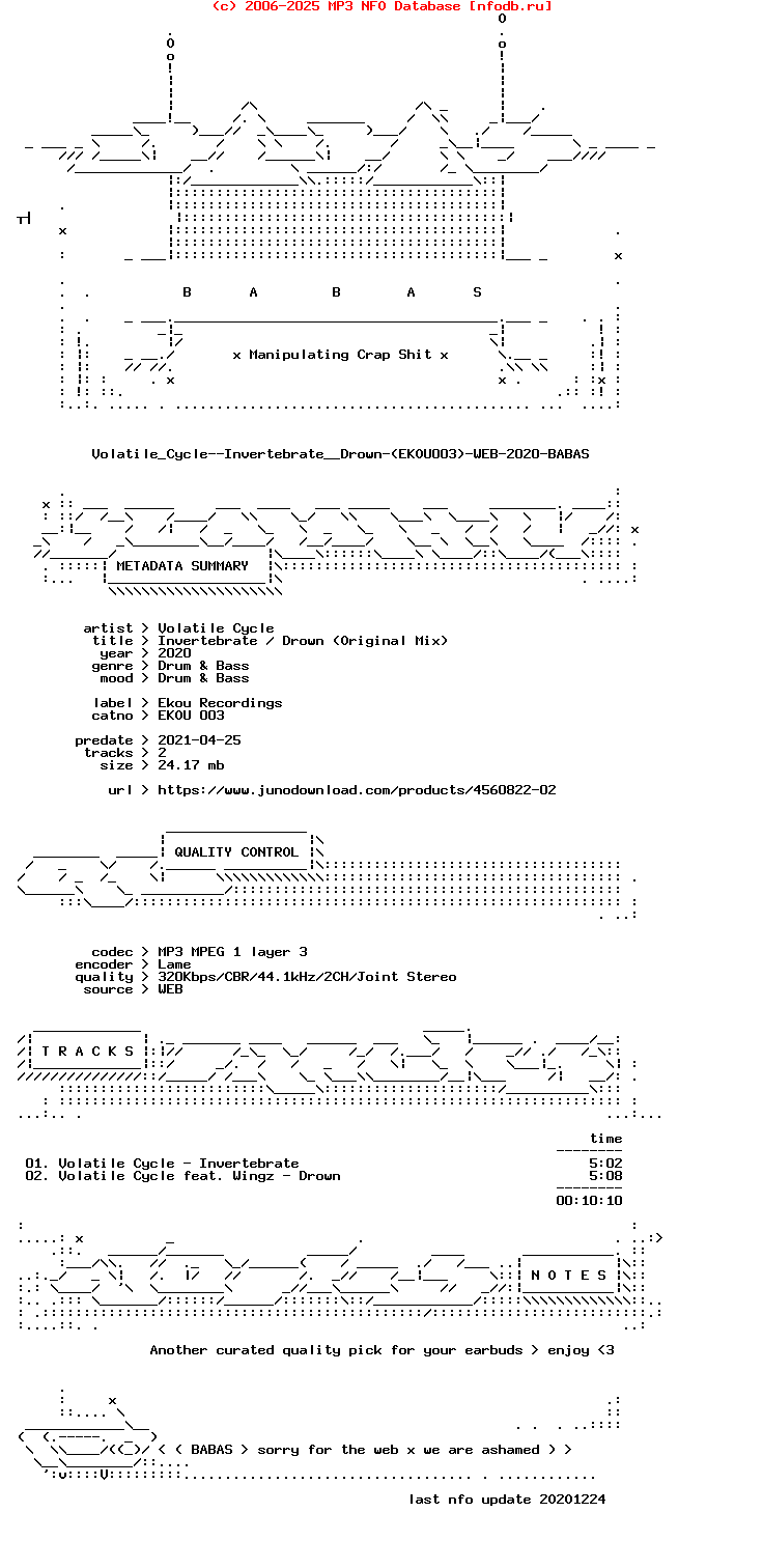 Volatile_Cycle--Invertebrate__Drown-(EKOU003)-WEB-2020-BABAS