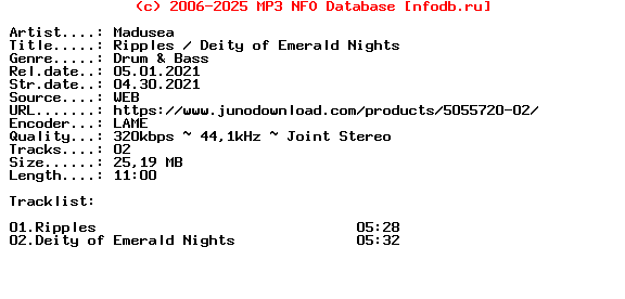 Madusea-Ripples__Deity_Of_Emerald_Nights-(DA046)-WEB-2021