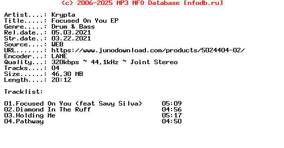 Krypta-Focused_On_You_Ep-(4CM034)-WEB-2021