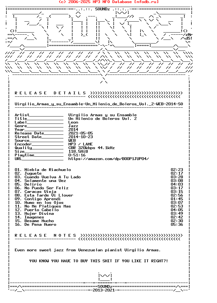 Virgilio_Armas_Y_Su_Ensamble-Un_Milenio_De_Boleros_Vol._2-WEB-2014-Snz