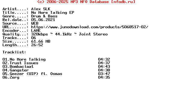 Alex_Slk-No_More_Talking_Ep-(GRIDUK133)-WEB-2021-PTC