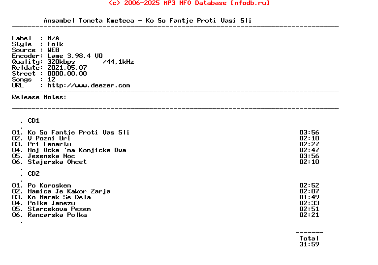 Ansambel_Toneta_Kmeteca-Ko_So_Fantje_Proti_Vasi_Sli-2CD-WEB-Si-2013