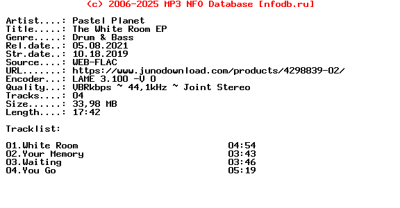 Pastel_Planet-The_White_Room_Ep-(LL004)-WEB-2019
