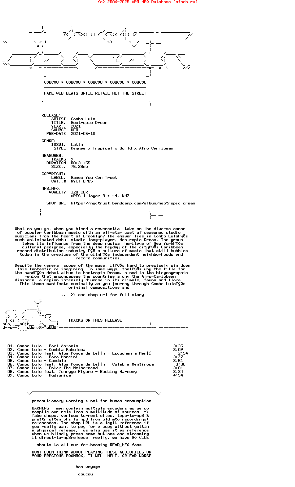 Combo_Lulo-Neotropic_Dream-(NYCTLP05)-WEB-2021-Coucou