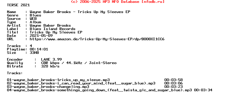Wayne_Baker_Brooks-Tricks_Up_My_Sleeves_Ep-WEB-2012-Terse
