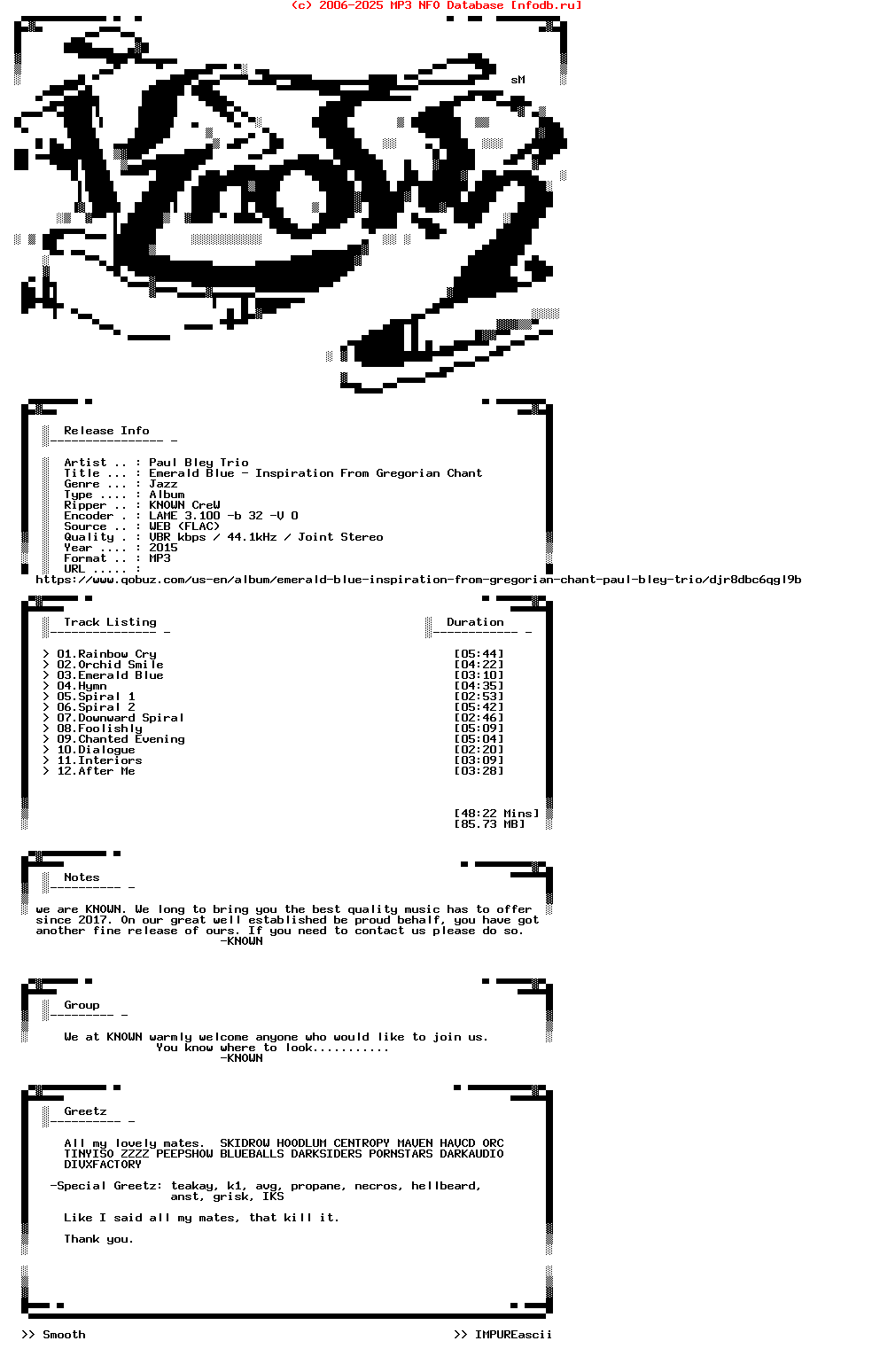 Paul_Bley_Trio-Emerald_Blue_-_Inspiration_From_Gregorian_Chant-WEB-2015