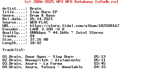 Brain-Slow_Burn_Ep-(DISBRVIP001)-WEB-2021-PTC