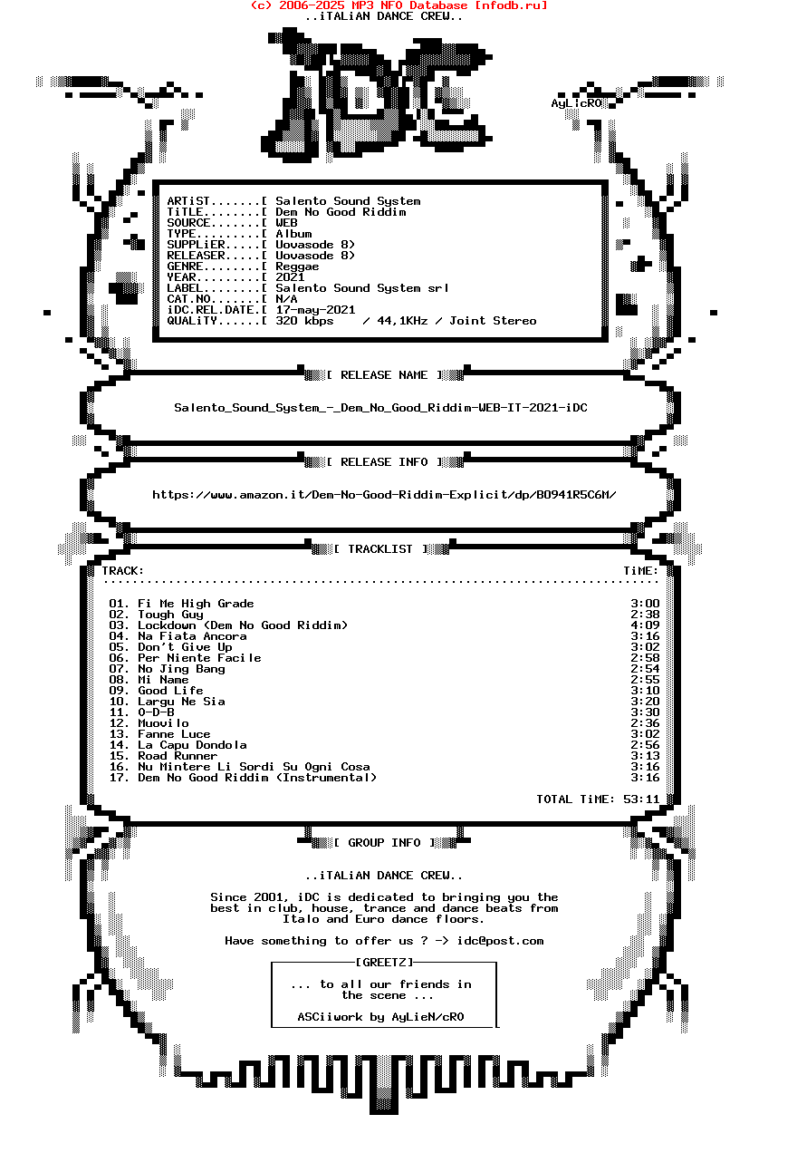 Salento_Sound_System_-_Dem_No_Good_Riddim-WEB-IT-2021-iDC