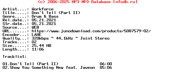 Workforce-Dont_Tell_(PART_II)-(ONEF033S2)-WEB-2021