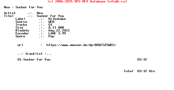 Nea_-_Sucker_For_You-Single-WEB-2021
