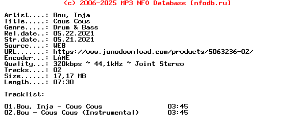 Bou_And_Inja-Cous_Cous-(GOS001)-WEB-2021