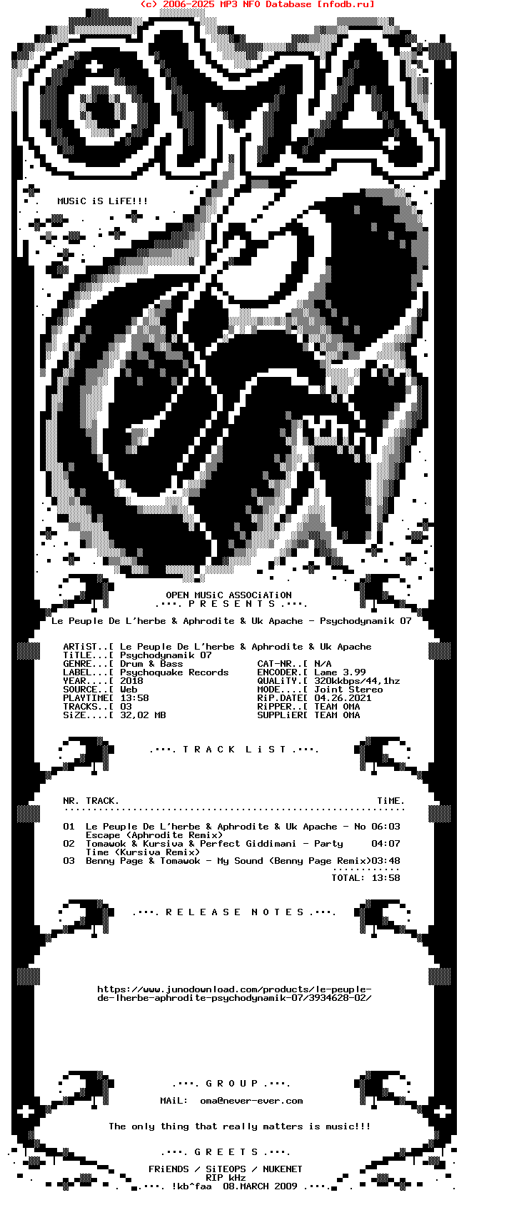 Le_Peuple_De_Lherbe_And_Aphrodite_And_Uk_Apache--Psychodynamik_07-WEB-2018-OMA