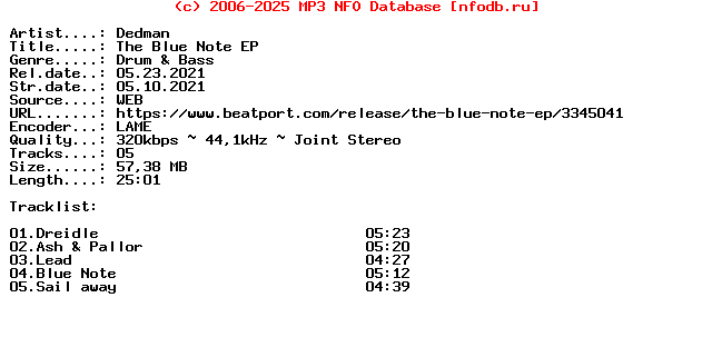 Dedman-The_Blue_Note_Ep-(4CM037)-WEB-2021