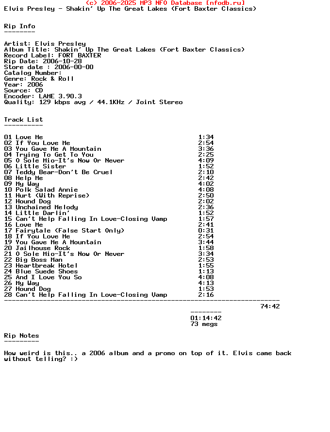 Elvis_Presley-Shakin_Up_The_Great_Lakes_(FORT_BAXTER_CLASSICS)-Promo-2006