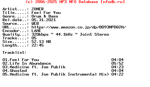 Zoner-Feel_For_You-(SDD233)-WEB-2021-PTC