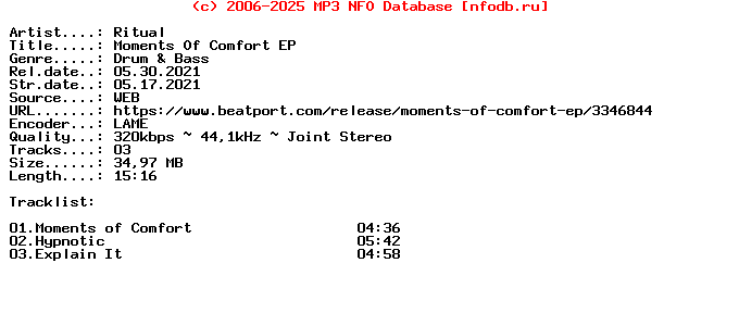Ritual-Moments_Of_Comfort_Ep-(CLS356)-WEB-2021