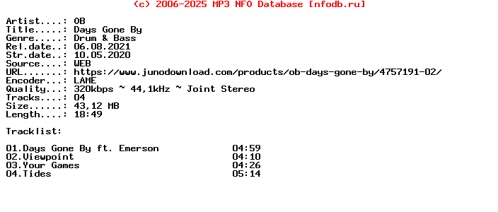 Ob-Days_Gone_By-(MONK024)-WEB-2020