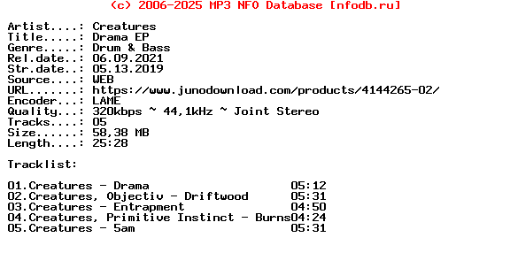 Creatures-Drama_Ep-(REBEL005)-WEB-2019