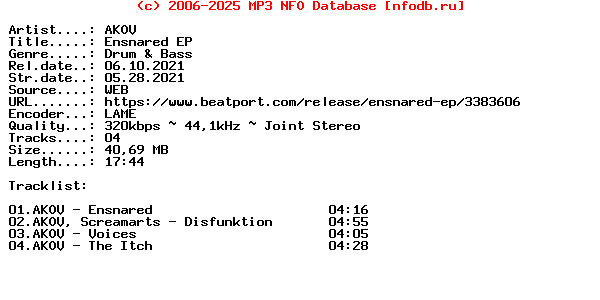 Akov-Ensnared_Ep-(EATBRAIN122)-WEB-2021