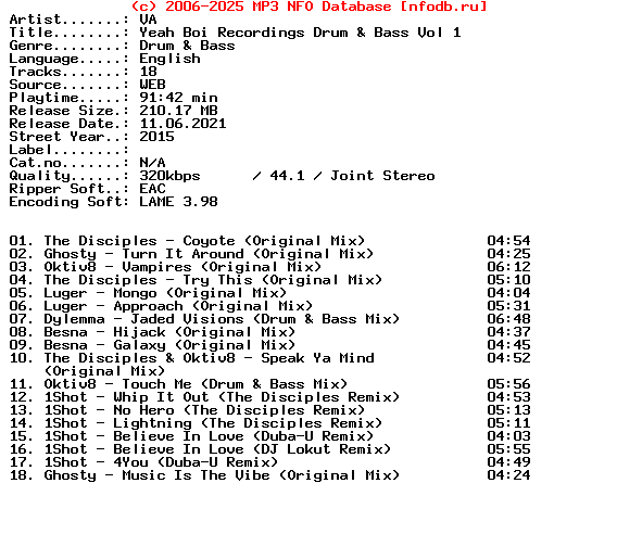 VA-Yeah_Boi_Recordings_Drum_And_Bass_Vol_1-2015-XTC