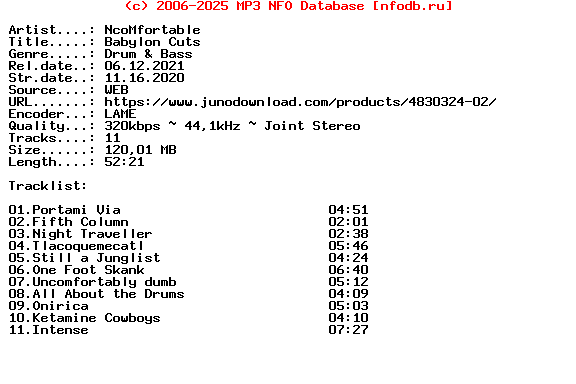 Ncomfortable-Babylon_Cuts-(BNC171)-WEB-2020