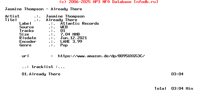 Jasmine_Thompson_-_Already_There-Single-WEB-2021
