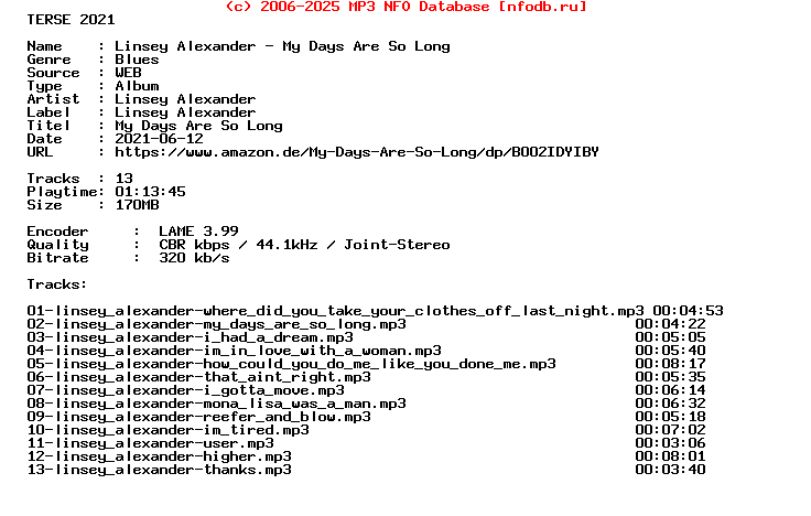 Linsey_Alexander-My_Days_Are_So_Long-WEB-2006-Terse