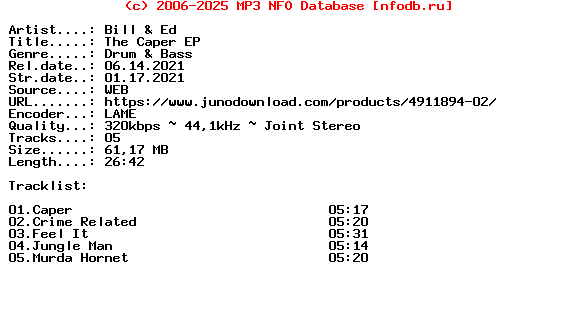 Bill_And_Ed-The_Caper_Ep-(BHR006)-WEB-2021