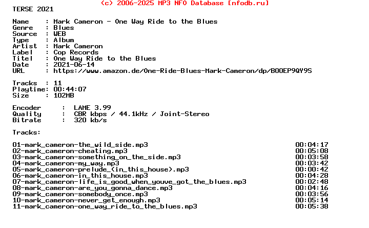 Mark_Cameron-One_Way_Ride_To_The_Blues-WEB-2014-Terse