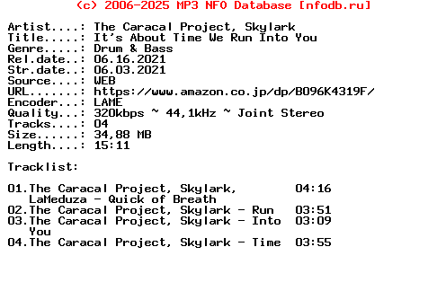 The_Caracal_Project_And_Skylark-Its_About_Time_We_Run_Into_You-(DIVIDID017)-WEB-2021