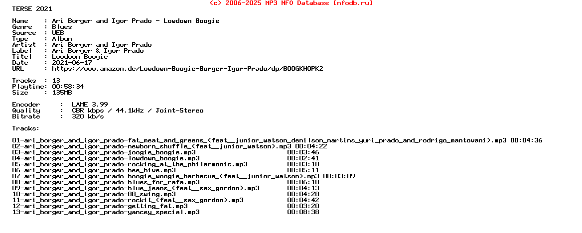 Ari_Borger_And_Igor_Prado-Lowdown_Boogie-WEB-2013-Terse