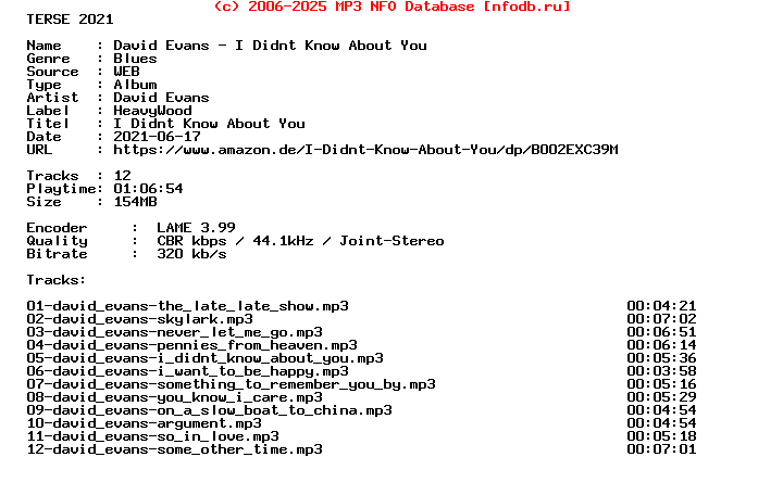 David_Evans-I_Didnt_Know_About_You-WEB-2005-Terse