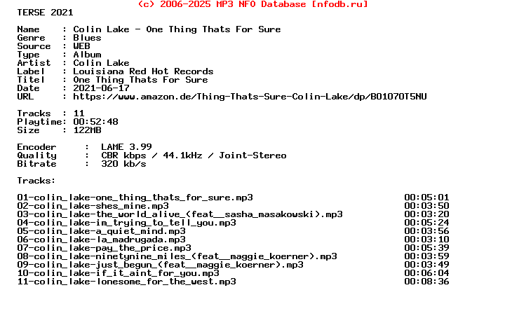 Colin_Lake-One_Thing_Thats_For_Sure-WEB-2015-Terse