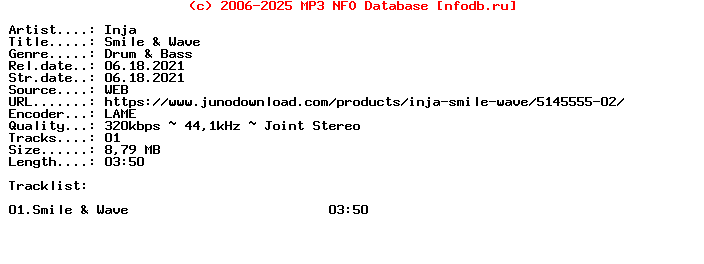 Inja-Smile_And_Wave-(NHS426DD1)-Single-WEB-2021
