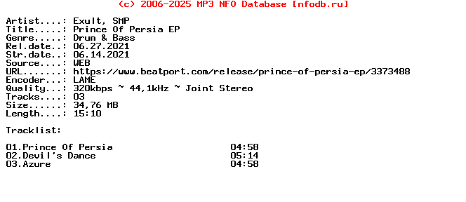 Exult_And_Smp-Prince_Of_Persia_Ep-(CLS358)-WEB-2021