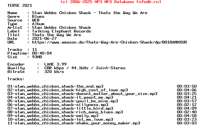 Chicken_Shack-Thats_The_Way_We_Are-WEB-2015-Terse