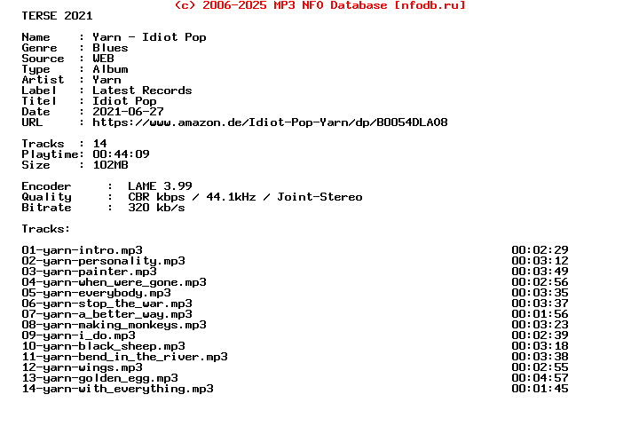 Yarn-Idiot_Pop-WEB-2011-Terse