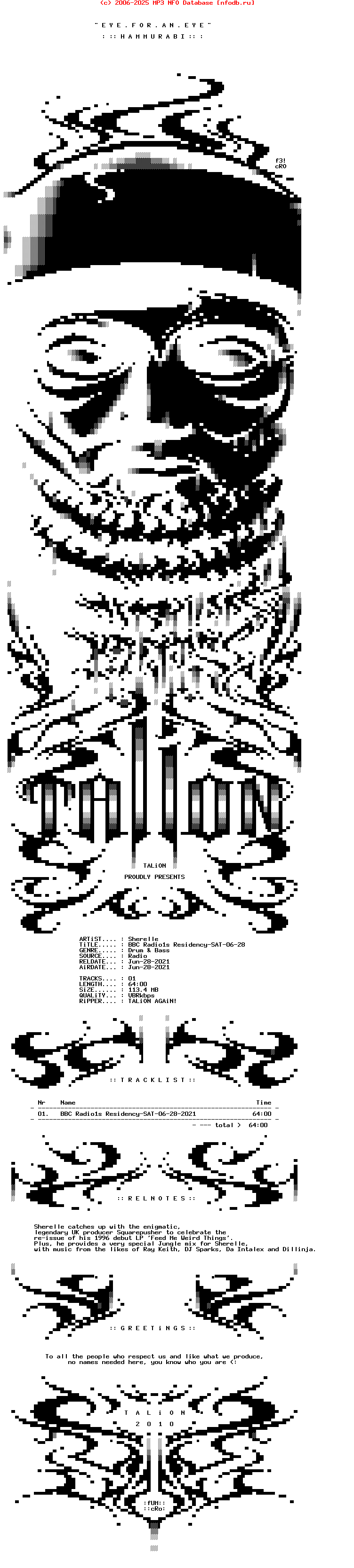 Sherelle_-_Bbc_Radio1S_Residency-SAT-06-28-2021-TALiON