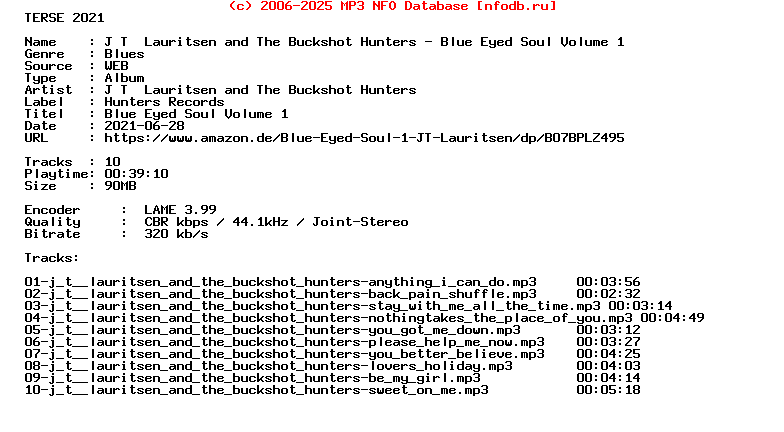 J_T__Lauritsen_And_The_Buckshot_Hunters-Blue_Eyed_Soul_Volume_1-WEB-2018-Terse