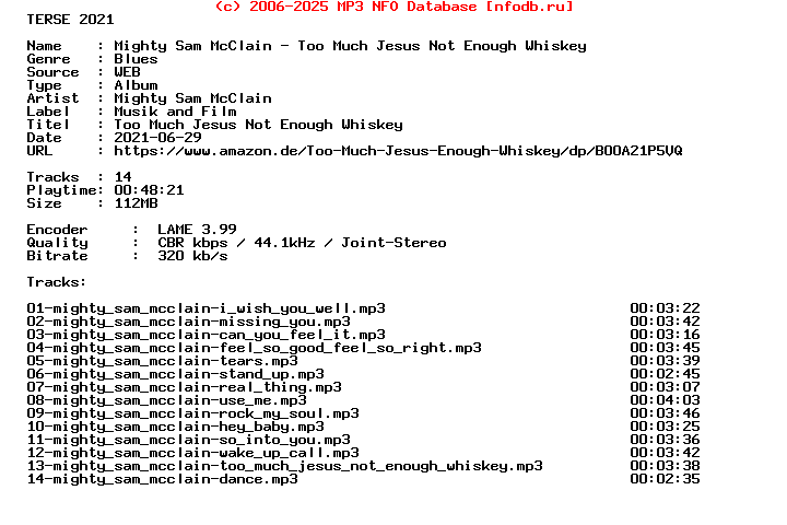 Mighty_Sam_Mcclain-Too_Much_Jesus_Not_Enough_Whiskey-WEB-2012-Terse