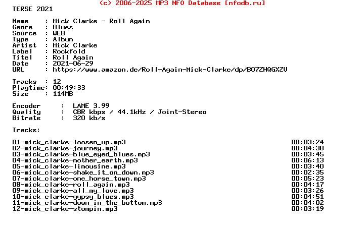 Mick_Clarke-Roll_Again-WEB-1998-Terse