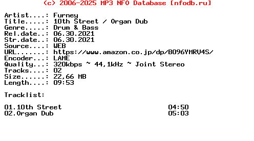 Furney-10Th_Street__Organ_Dub-(LFM017)-WEB-2021