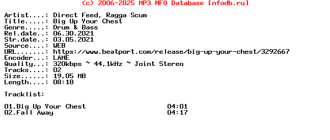 Direct_Feed_And_Ragga_Scum-Big_Up_Your_Chest-(FU009)-WEB-2021