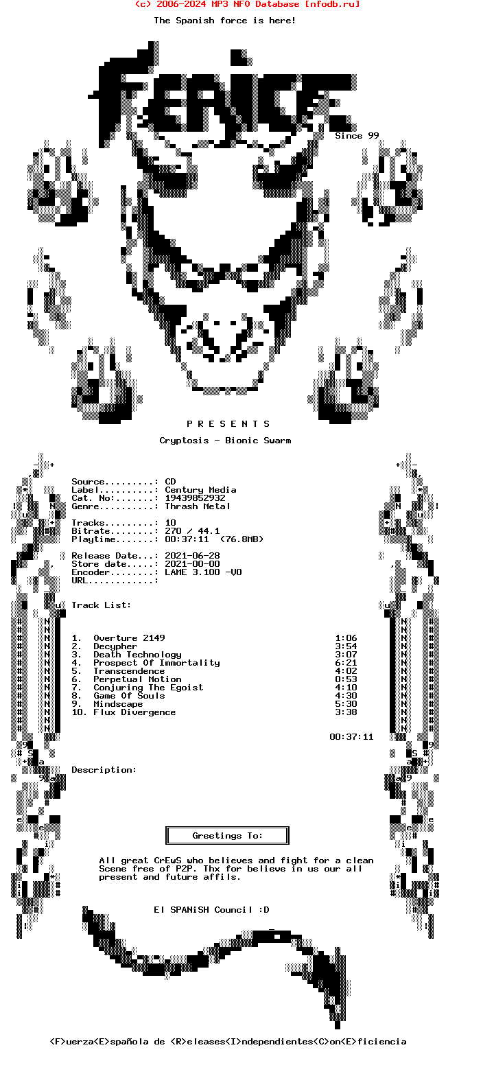 Cryptosis-Bionic_Swarm-(19439852932)-CD-2021