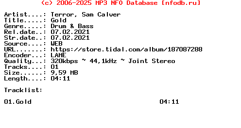 Terror_And_Sam_Calver-Gold-(SPEAR167)-Single-WEB-2021