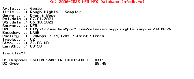 Genic-Rough_Nights__Sampler-(DISGENLP001S)-WEB-2021