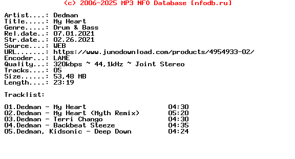 Dedman-My_Heart-(INC026)-WEB-2021