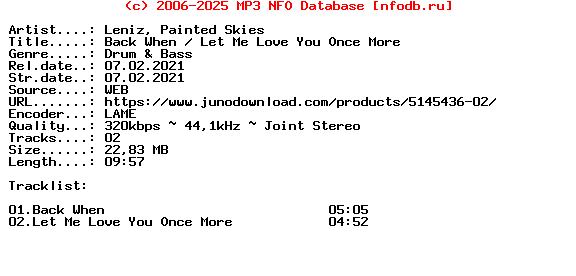 Leniz_And_Painted_Skies-Back_When__Let_Me_Love_You_Once_More-(SNB087)-WEB-2021