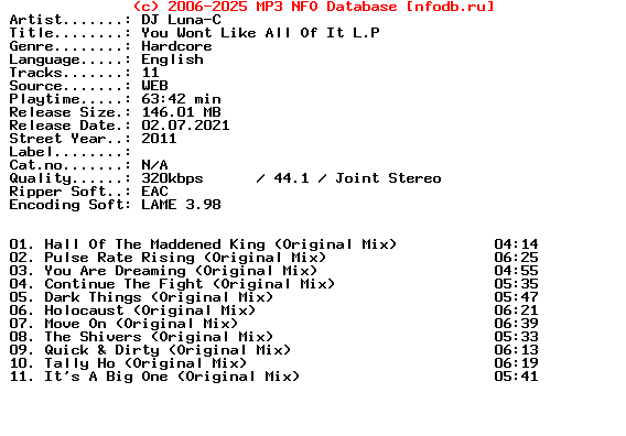 Dj_Luna-C-You_Wont_Like_All_Of_It_L.P-2011-XTC
